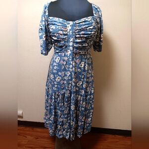 Women.'s Blue floral dress by elf